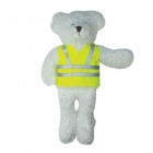 12" Snowy Bear with Reflective Jacket