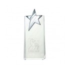 17.5cm Optic Rectangle with Silver Star
