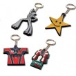 50mm Soft PVC 2D Keychain
