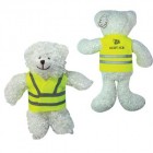 5" Snowy Bear with Reflective Jacket