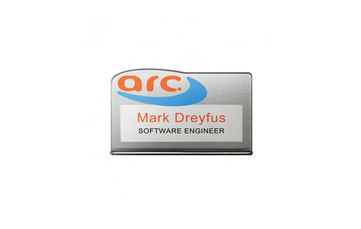 Clear Acrylic Re-usable Name Badges