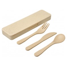 Bamboo Fibre Cutlery Set