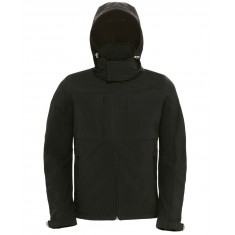 B&C Men's Hooded Softshell Jacket