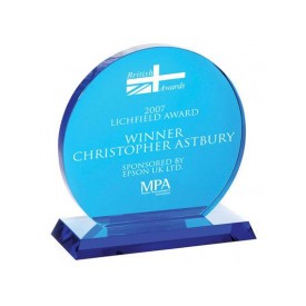 Blue Crystal Round Award