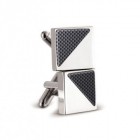 Carbon Fibre Square Cuff Links Carbon Fibre Square Cuff Links