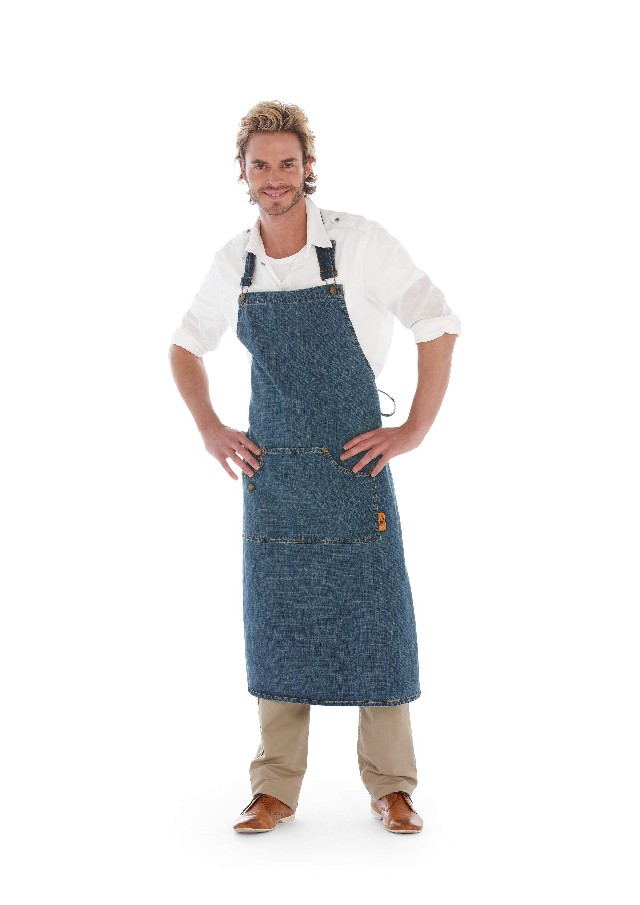 Personalised Denim Aprons Custom Printed Denim Aprons Branded by