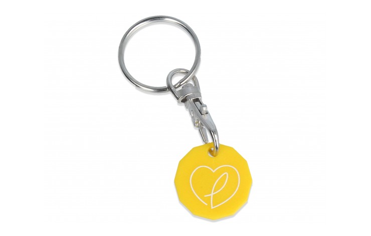 Eco Trolley Coin Keyring