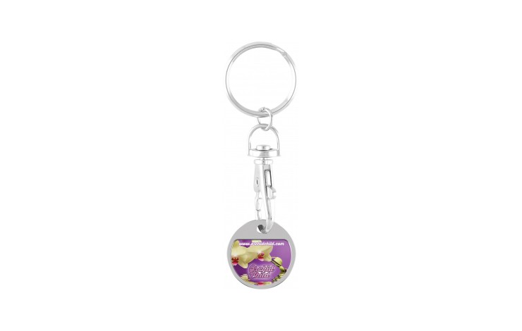 Express Full Colour Trolley Coin Keyring