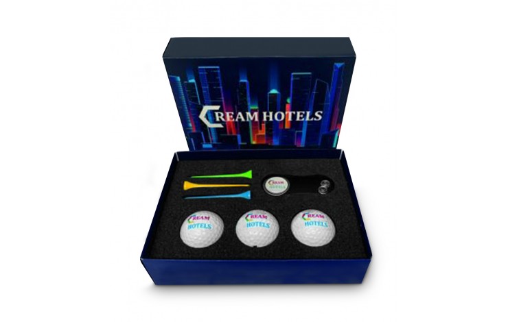 3 Golf Ball & Gift Set