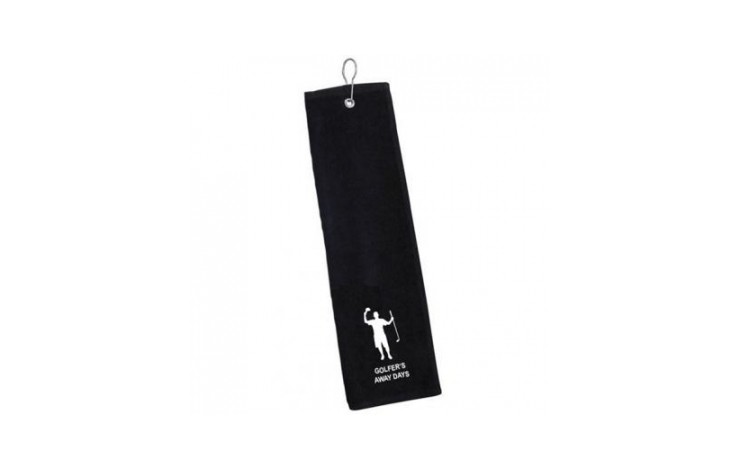 Velour Tri Fold Golf Towel