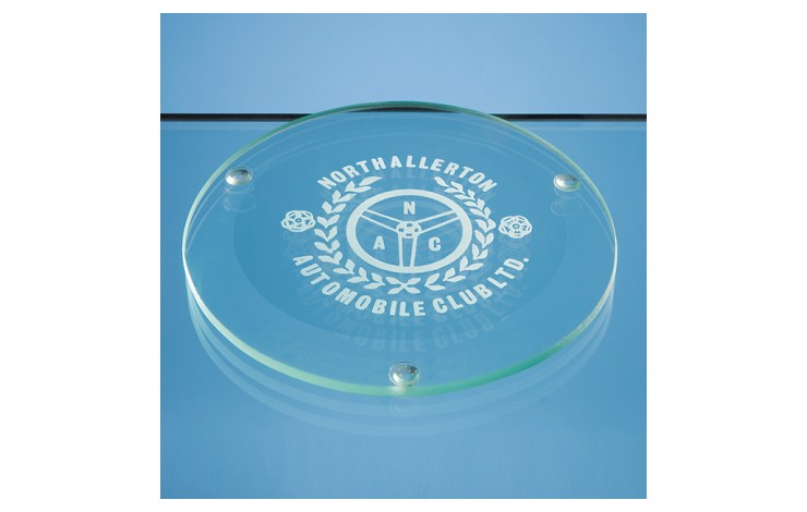 Jade Glass Round Coaster