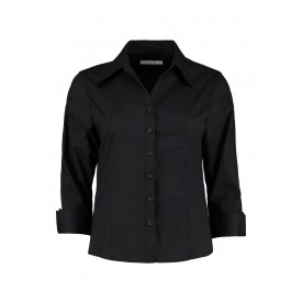 Kustom Kit Ladies Three Quarter Sleeve Premium Shirt Kustom Kit Ladies Three Quarter Sleeve Premium Shirt