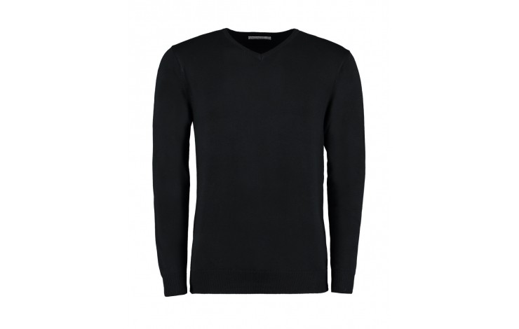 Kustom Kit Men's Arundel Long Sleeve V-Neck Sweater