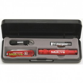 Maglite Solitaire Torch and Victorinox Classic SD Set 