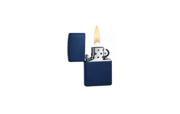 Matte Navy Blue Zippo Lighter