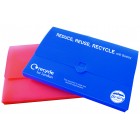 Recycled Polypropylene Document Wallets - A4