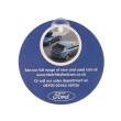 Round In Car sign