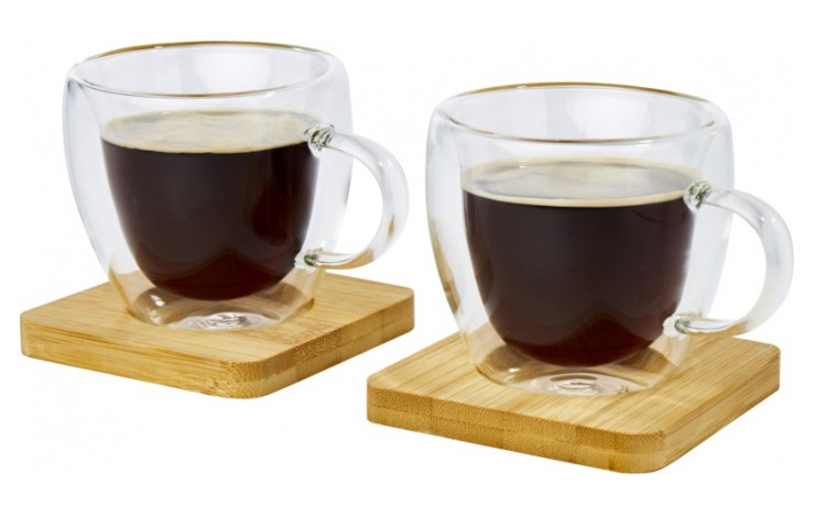 Set of Glass Espresso Cups
