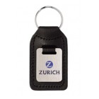 Small Rectangular Leather Medallion Keyfob Small Rectangular Leather Medallion Keyfob