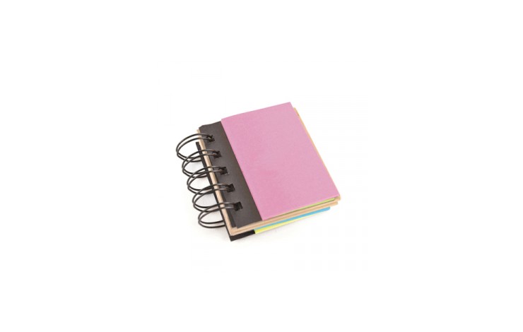 Spiral Bound Eco Flag and Sticky Note Pad