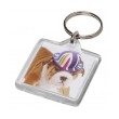 Square Acrylic Keyring