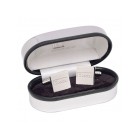 Square Silver Plated Cufflinks
