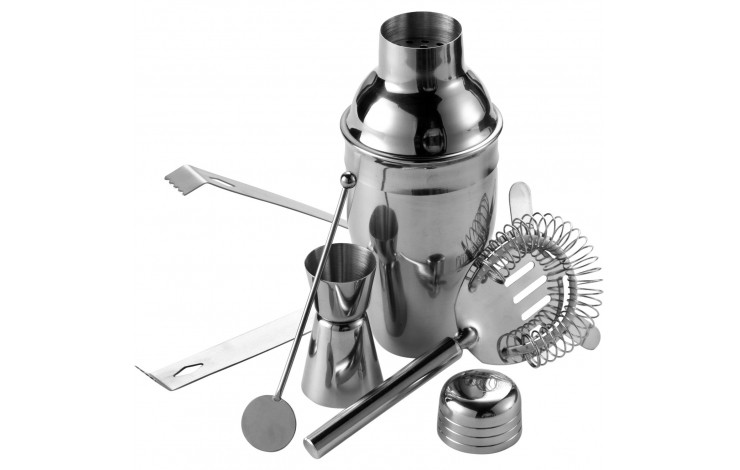 Stainless Steel Cocktail Set With Shaker