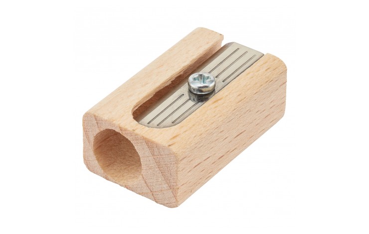 Wooden Pencil Sharpener - Single
