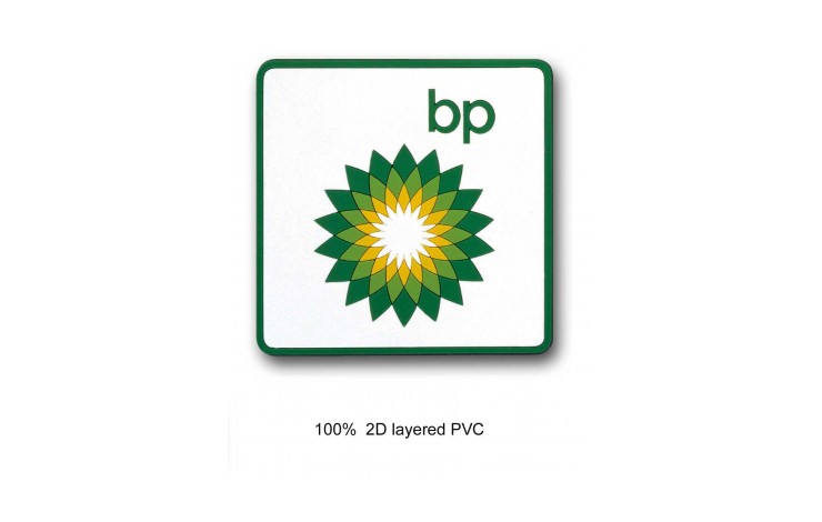100mm Soft PVC 2D Coaster