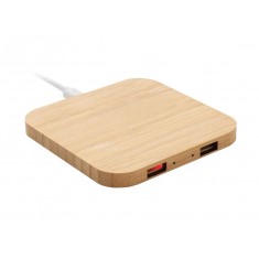 10W Bamboo Wireless Charger