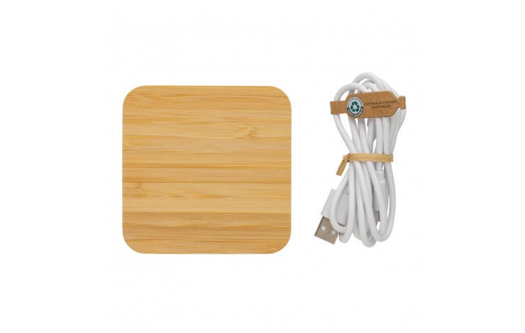 10W Bamboo Wireless Charger