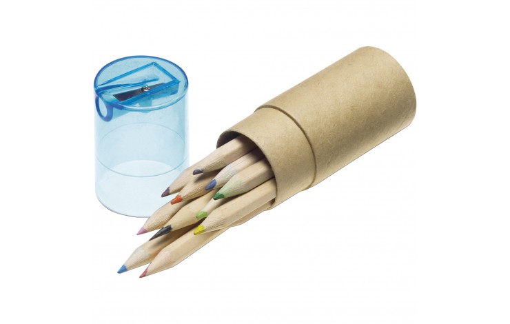 12 Pencil Crayon Tube