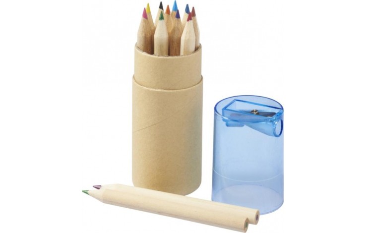 12 Pencil Crayon Tube