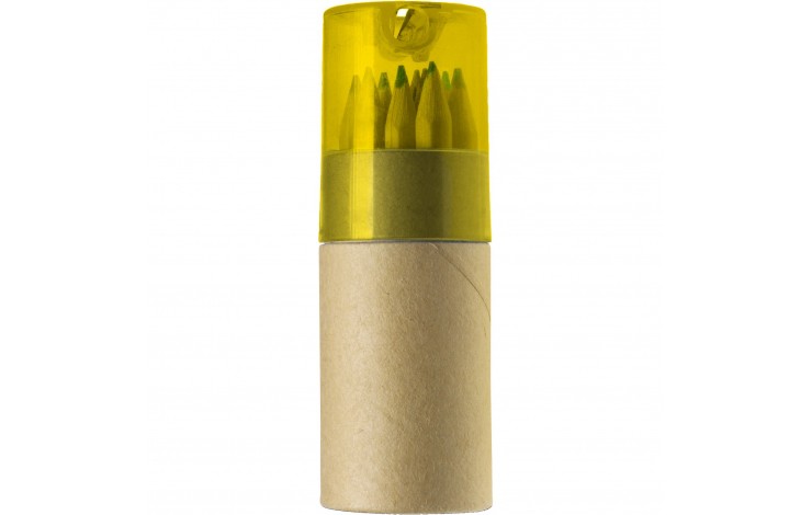 12 Pencil Crayon Tube