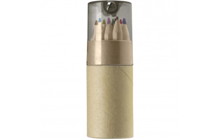 12 Pencil Crayon Tube