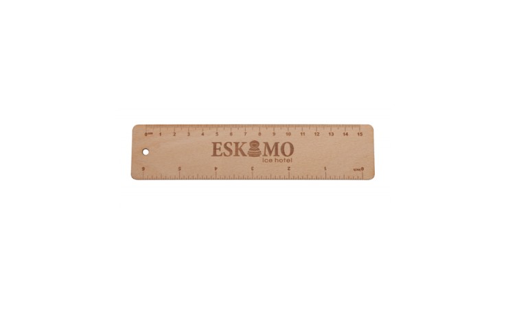 15cm Wooden Ruler