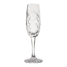 165ml Glencoe Lead Crystal Panel Champagne Flute