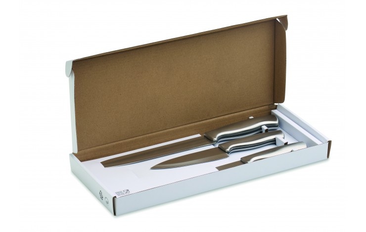 3-Piece Stainless Steel Knife Set