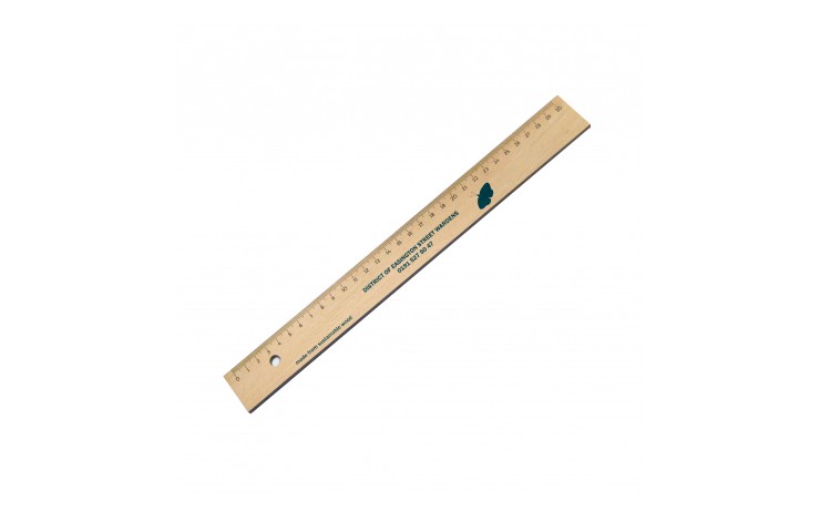 30cm Wooden Ruler