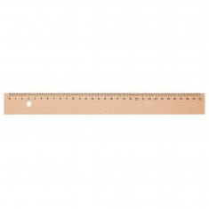 30cm Wooden Ruler