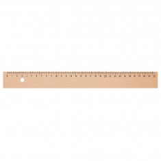 30cm Wooden Ruler