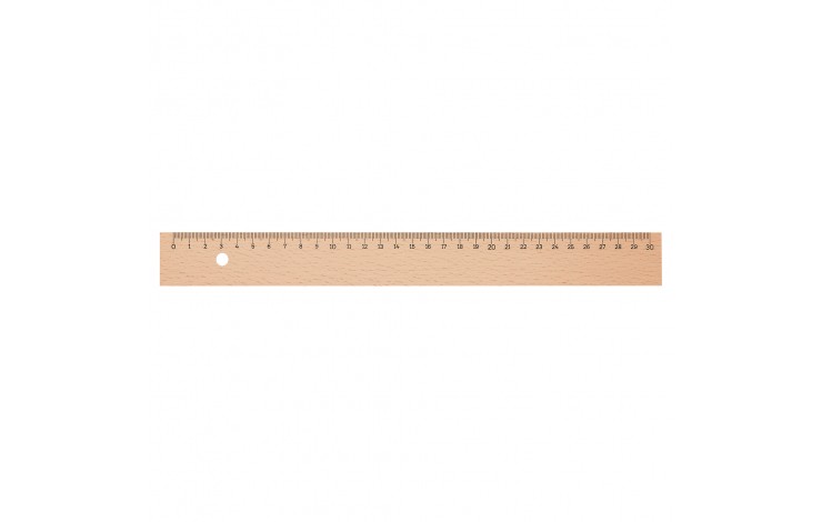 30cm Wooden Ruler