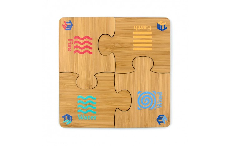 4-Piece Jigsaw Coaster