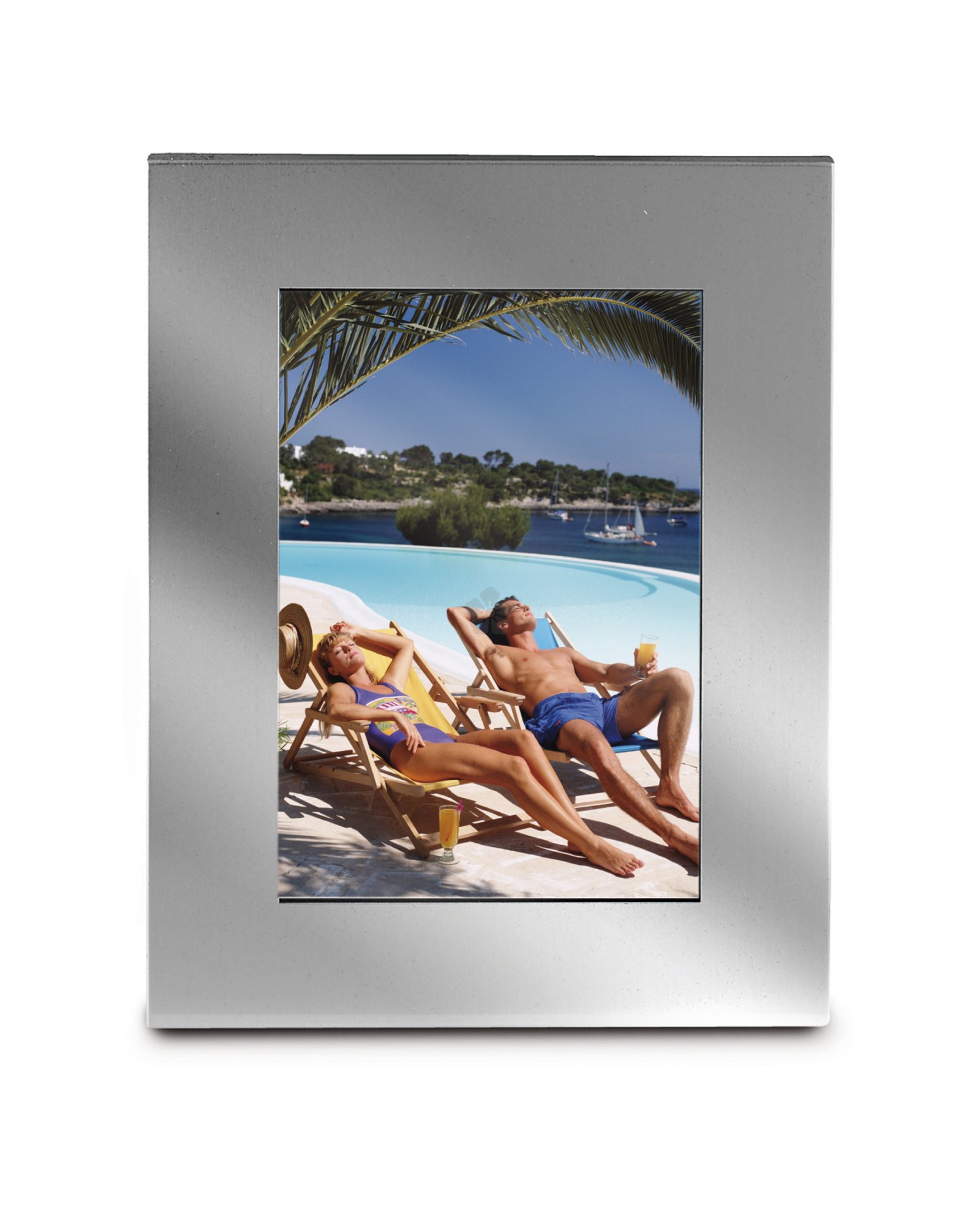 Promotional 4" x 6" Aluminium Photo Frame, Personalised by MoJo Promotions