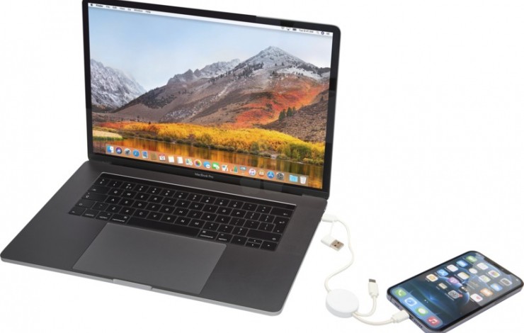 5-in-1 Recycled Plastic 30cm Data Cable