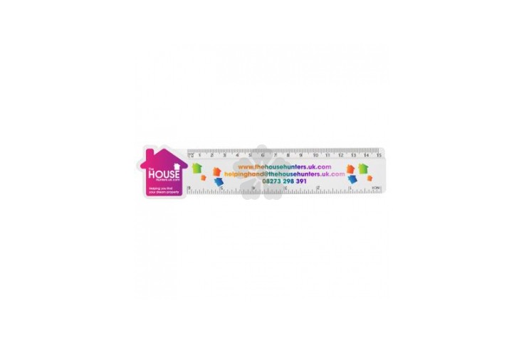 promotional 615cm shaped ruler personalised by mojo promotions