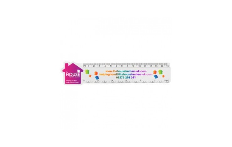 6/15cm Shaped Ruler"