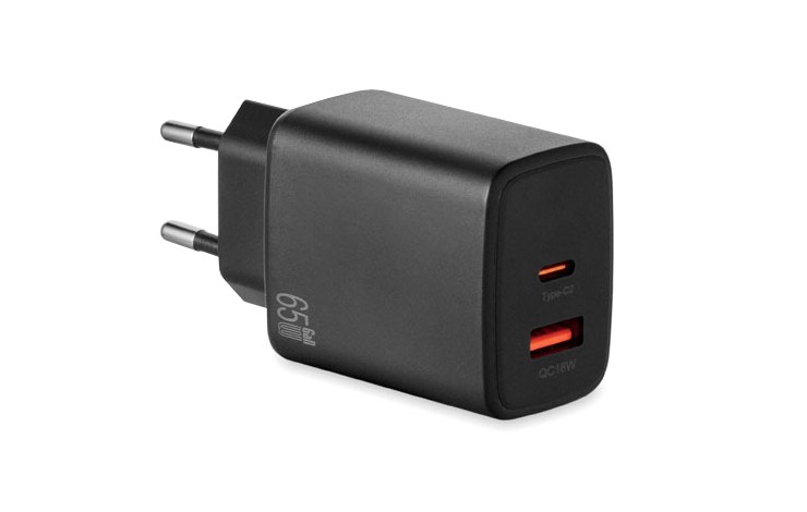 65W GaN Dual Port Wall Charger