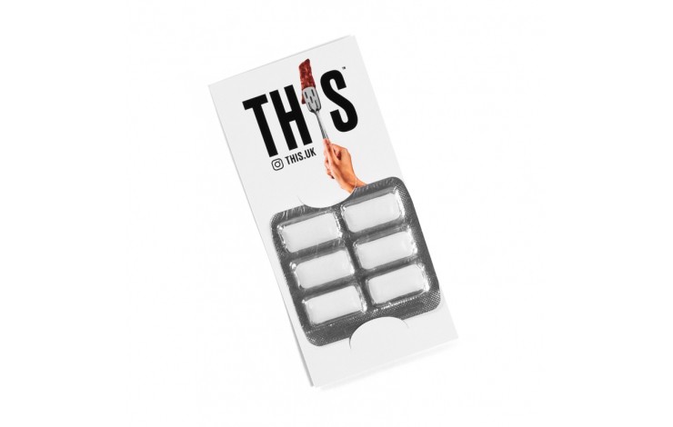 6 Piece Chewing Gum Card