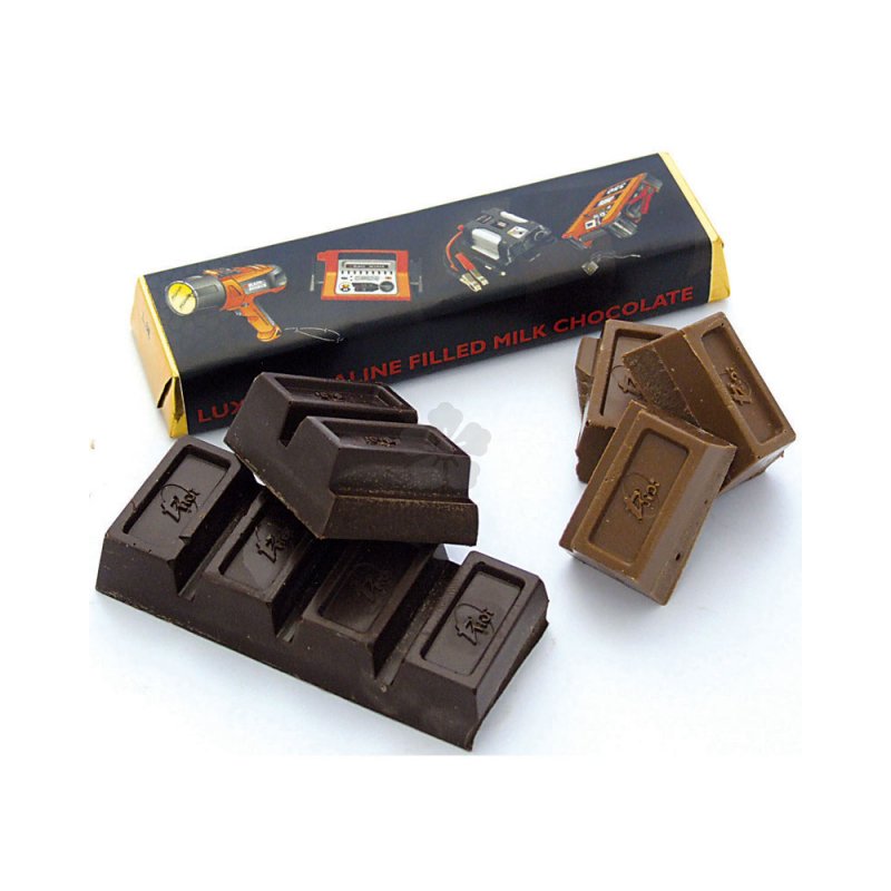 Promotional 70g Praline Filled/Solid Chocolate Bar, Personalised by ...